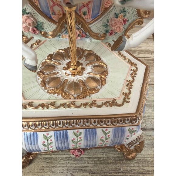 San Francisco Music Box Somerset Carousel Horse Plays Carousel Waltz 1995 w/Box - Picture 15 of 17